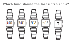 Clock puzzles Question 3